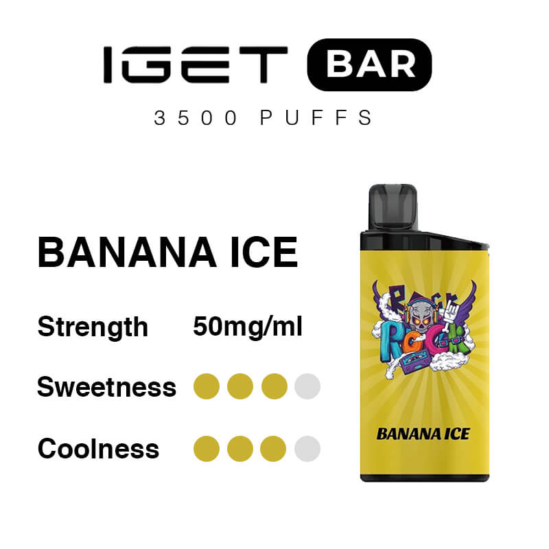 banana ice iget bar flavours