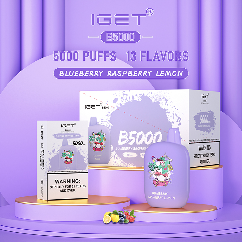 blueberry-raspberry lemon iget vape b500 