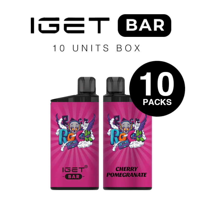cherry pomegranate iget bar box