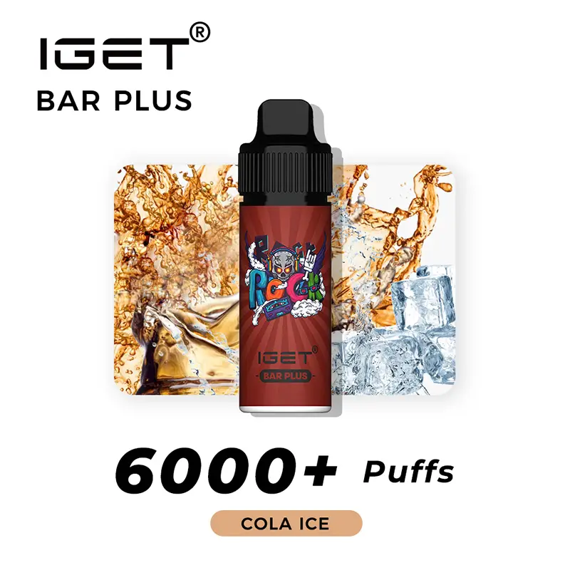 cola ice iget bar plus 6000 puffs