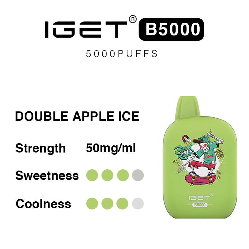 double apple ice iget b5000 flavours