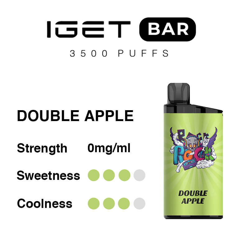 double apple iget bar flavours non