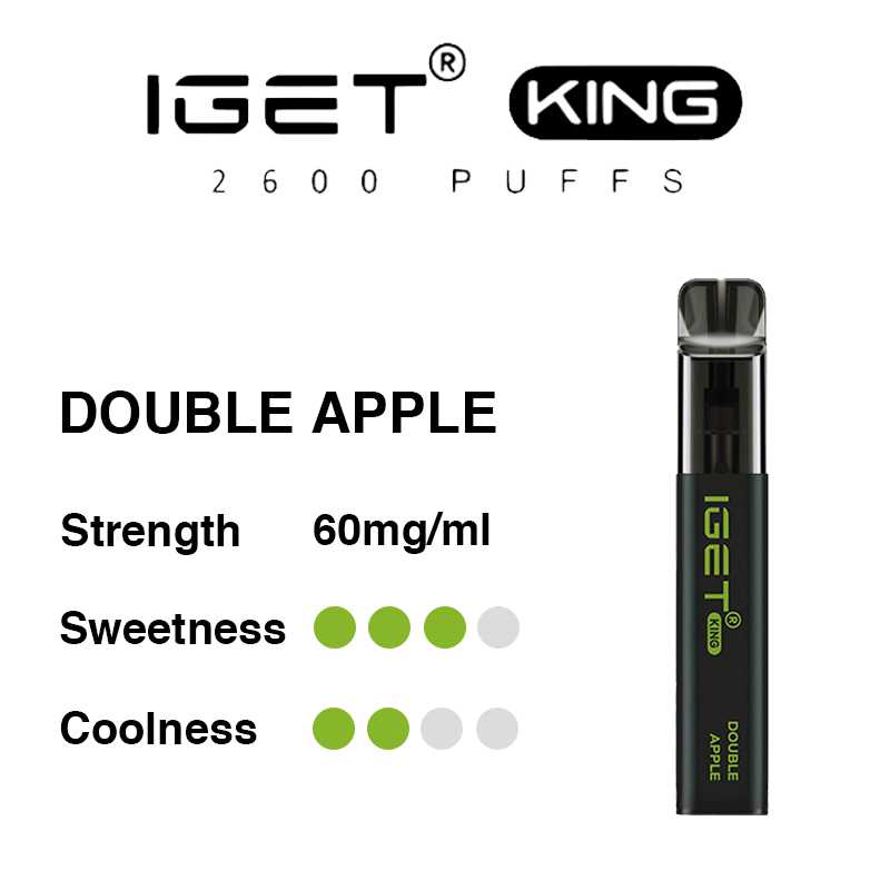 double apple iget king flavours