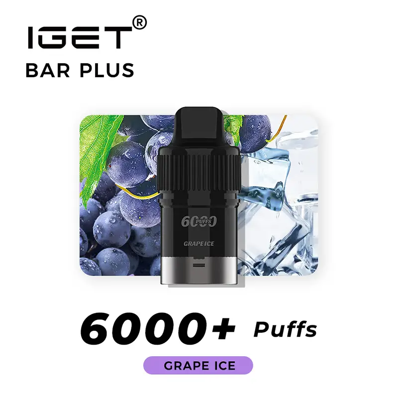 grape ice iget bar plus pod