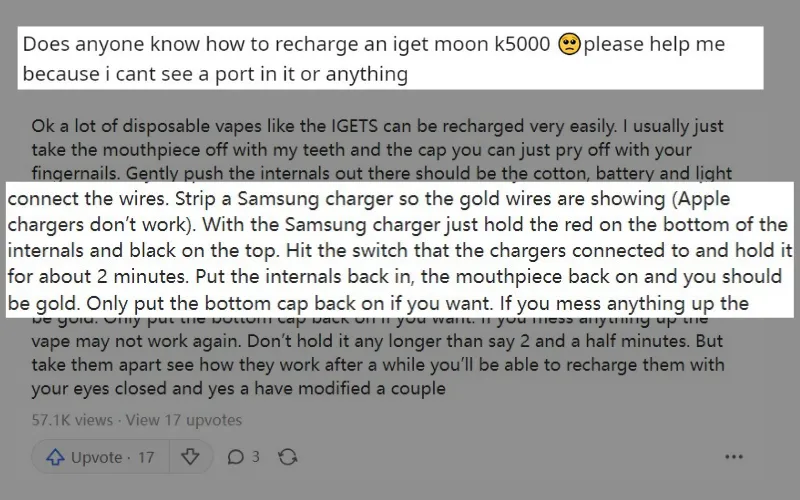How To Recharge IGET Moon Reddit And Youtube 1