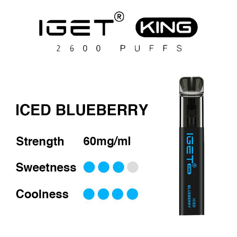iced blueberry iget king flavours