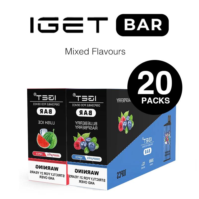 iget bar box 20 pcs