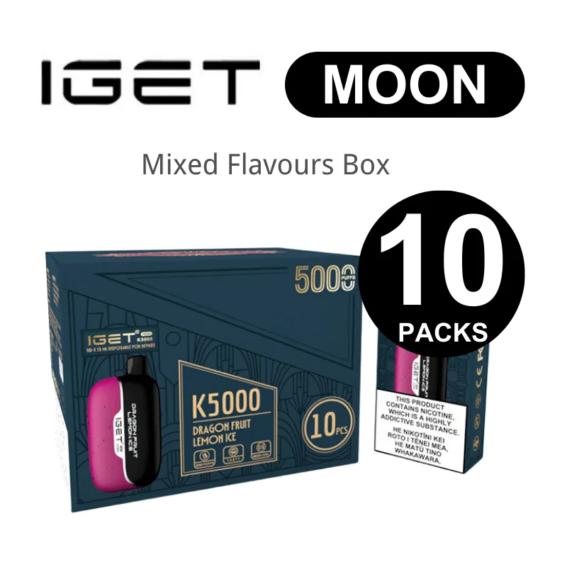 IGET Moon Box Mixed Flavours 10 Packs