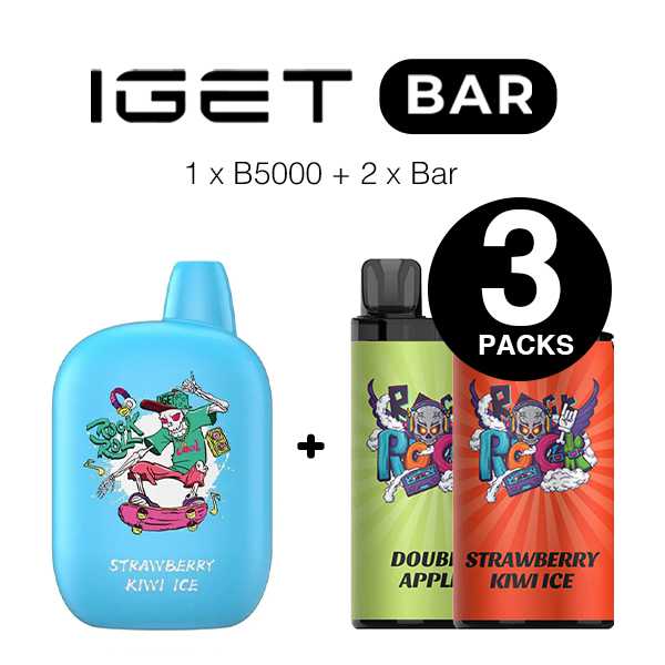 iget vape bundles 3pcs b5000 bar