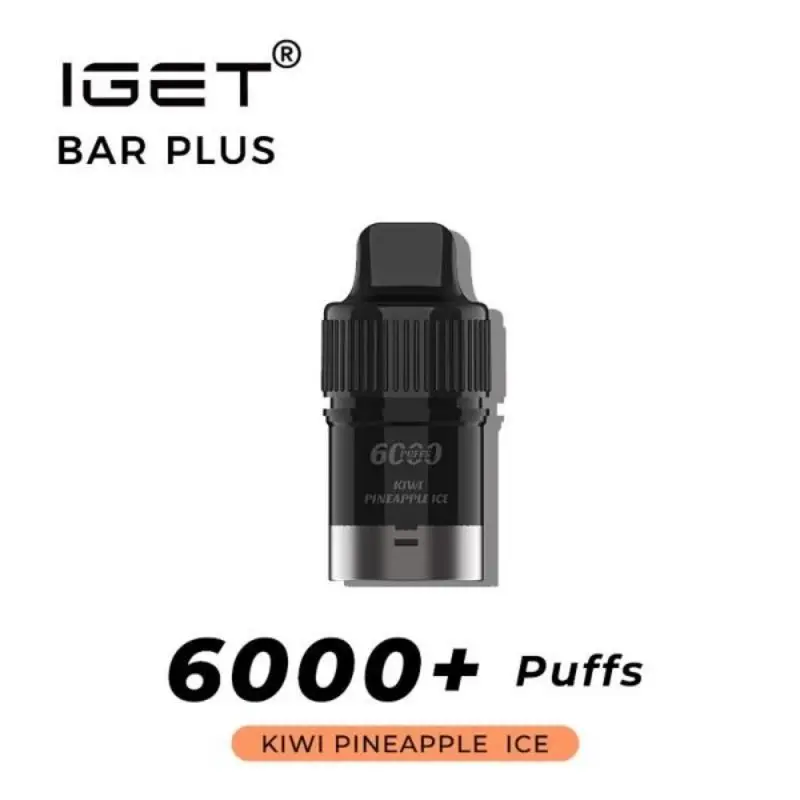 IGET Bar Plus Pods 6000 Puffs – Kiwi Pineapple Ice