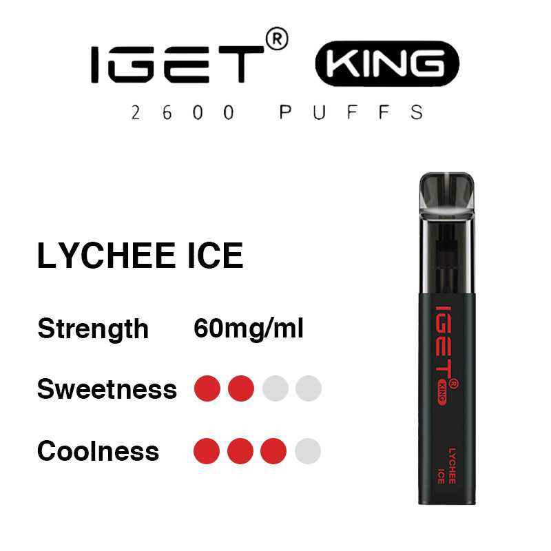 lychee ice iget king flavours
