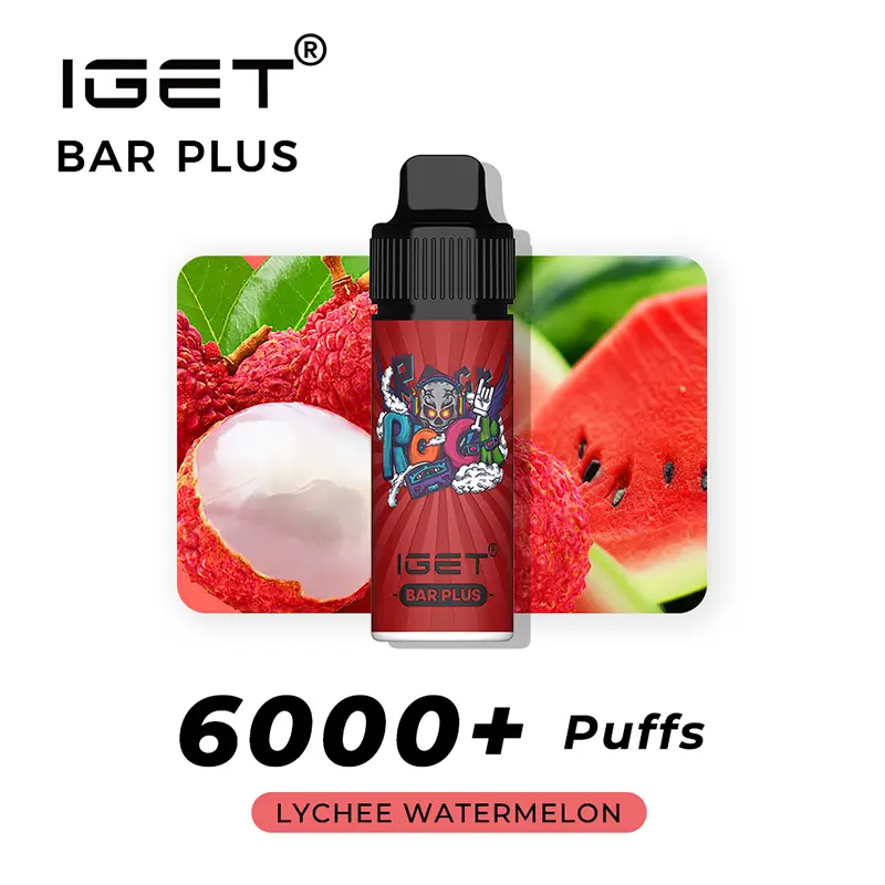 IGET Bar Plus 6000 Puffs – Lychee Watermelon