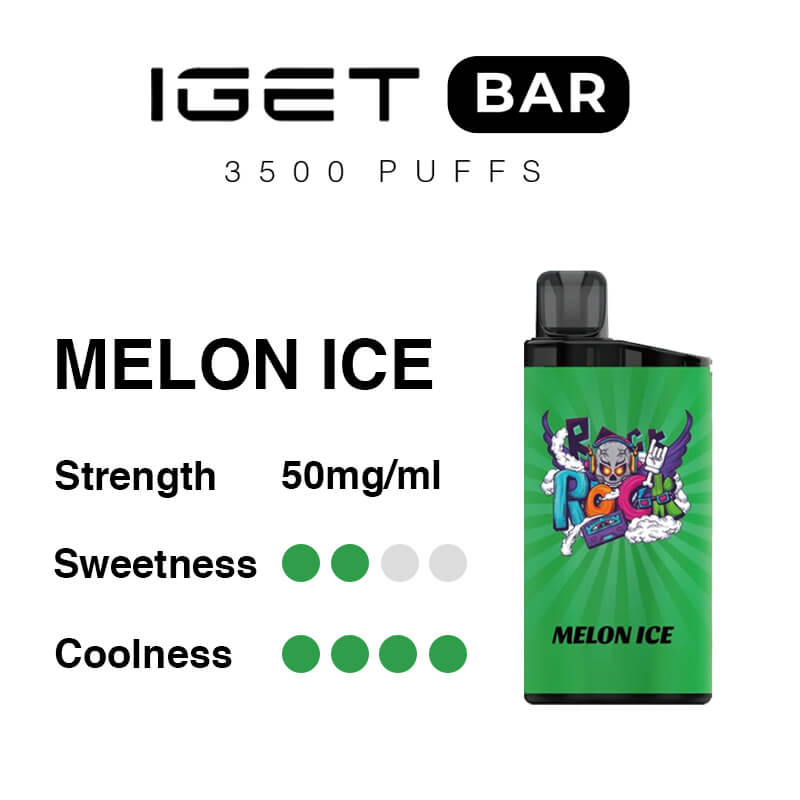 melon ice iget bar flavours