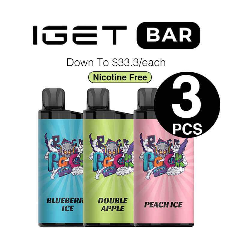 nicotine free iget bar bundles