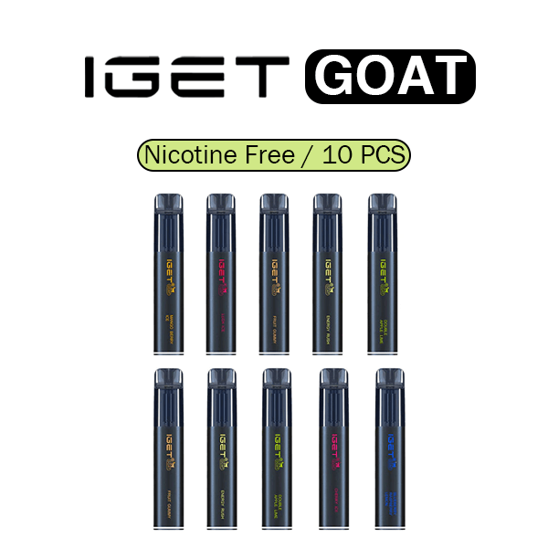 nicotine free iget goat box 10pcs