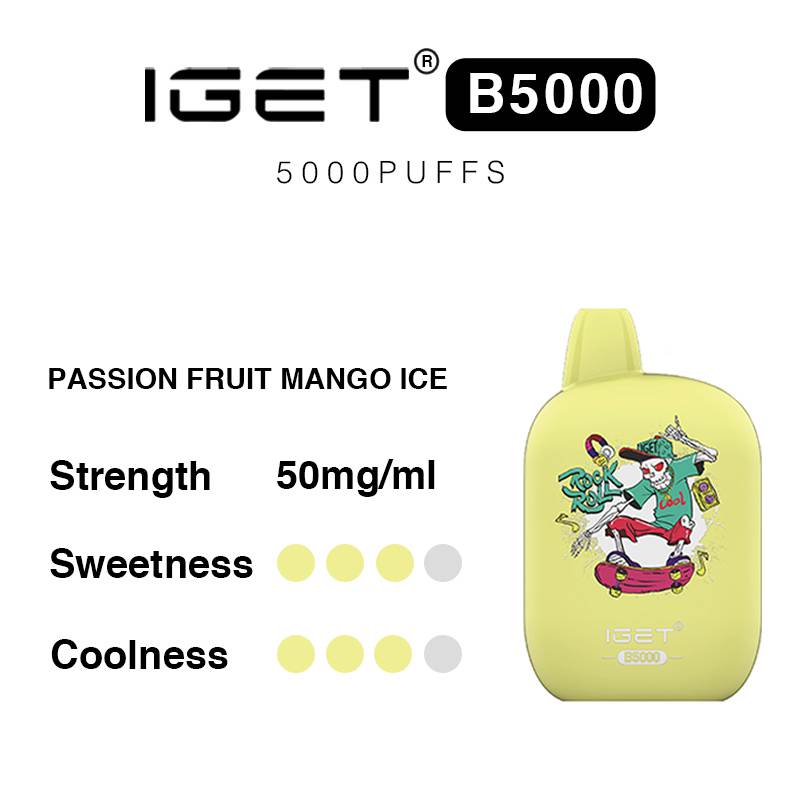 passion fruit mango ice iget b5000 flavours