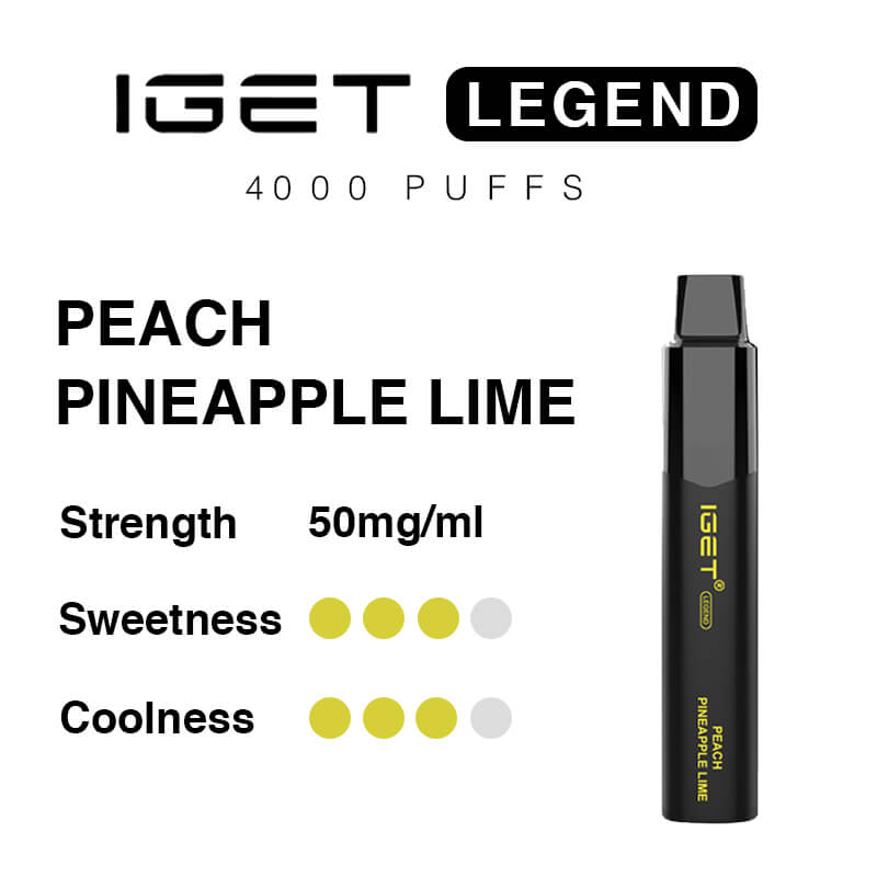 peach pineapple ice iget legend 4000