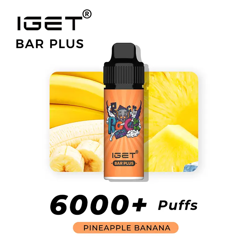 IGET Bar Plus 6000 Puffs – Pineapple Banana