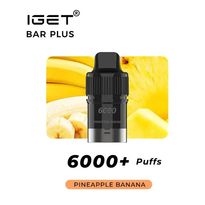 Pineapple Banana IGET Bar Plus Pods 6000 Puffs