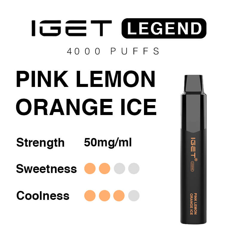 pink lemon orange ice iget legend 4000