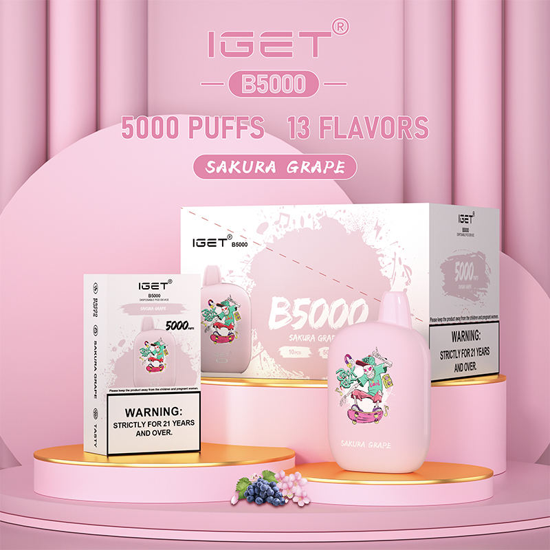 sakura grape iget vape b5000