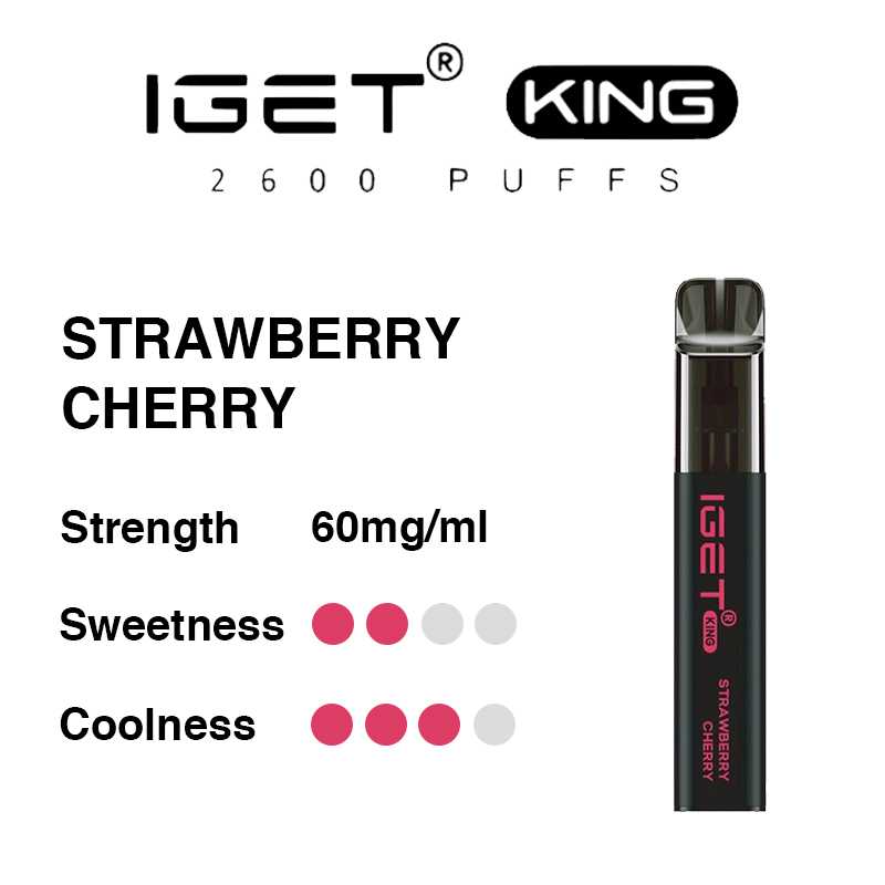 strawberry cherry iget king flavours