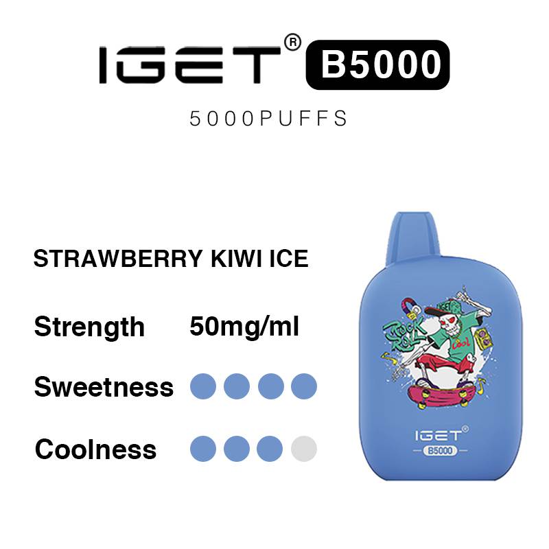 strawberry-kiwi ice iget b5000 flavours
