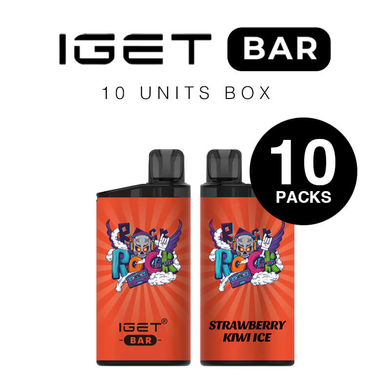 strawberry kiwi ice iget bar box