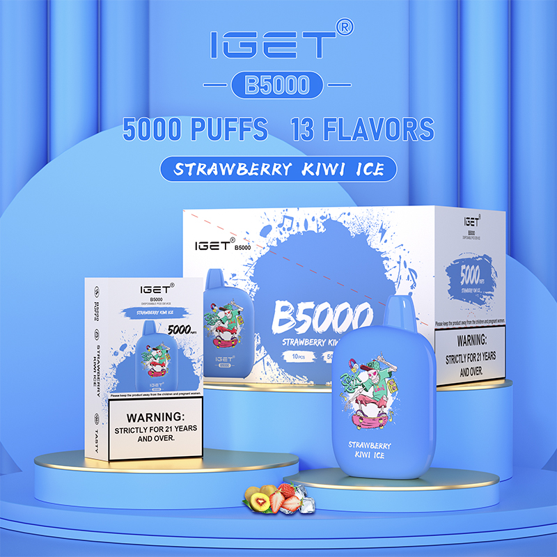 strawberry kiwi ice iget vape b5000