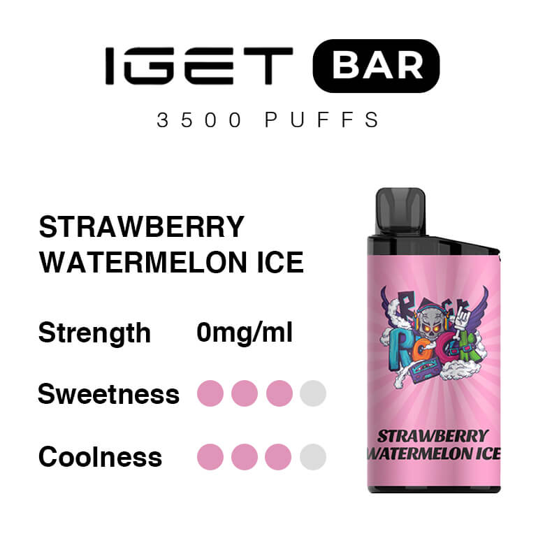 strawberry watermelon iget bar flavours non