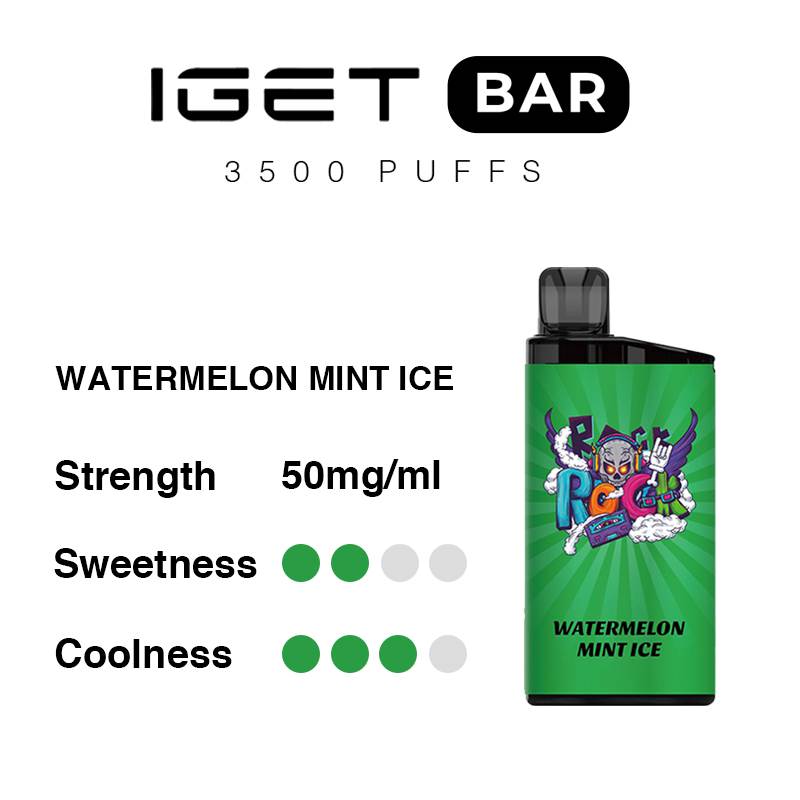 watermelon mint ice iget bar flavours